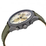 Tissot T Sport Chrono XL Beige Dial Khakhi Green Nylon Strap Watch for Men - T116.617.33.267.00 Authentic Buy Shop Now