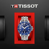 Tissot Seastar 1000 Powermatic 80 Blue Dial Silver Steel Strap Watch For Men - T120.407.11.041.00 Authentic Buy Shop Now
