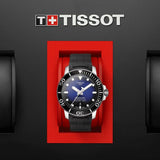 Tissot Seastar 1000 Powermatic 80 Blue Dial Black Rubber Strap Watch For Men - T120.407.17.041.00 Authentic Buy Shop Now