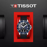 Tissot Seastar 1000 Powermatic 80 Silicium Blue Dial Blue Nylon Strap Watch For Men - T120.407.17.041.01 Authentic Buy Shop Now