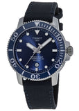 Tissot Seastar 1000 Powermatic 80 Silicium Blue Dial Blue Nylon Strap Watch For Men - T120.407.17.041.01 Authentic Buy Shop Now