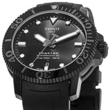Tissot Seastar 1000 Powermatic 80 Black Dial Black Rubber Strap Watch For Men - T120.407.37.051.00 Authentic Buy Shop Now
