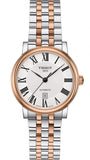 Tissot T Classic Carson Premium 30 White Dial Two Tone Steel Strap Watch for Women - T122.207.22.033.00 Authentic Buy Shop Now