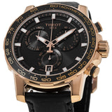 Tissot Supersport Chrono Black Dial Black Leather Strap Watch for Men - T125.617.36.051.00 Authentic Buy Shop Now