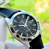 Tissot Gentleman Powermatic 80 Silicium Black Dial Black Leather Strap Watch For Men - T127.407.16.051.00 Authentic Buy Shop Now