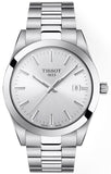 Tissot Gentleman Silver Dial Silver Steel Strap Watch For Men - T127.410.11.031.00 Authentic Buy Shop Now