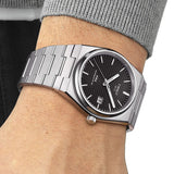 Tissot PRX Powermatic 80 Black Dial Silver Steel Strap Watch for Men - T137.407.11.051.00 Authentic Buy Shop Now