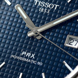 Tissot PRX Powermatic 80 Blue Dial Black Rubber Strap Watch for Men - T137.407.17.041.00 Authentic Buy Shop Now