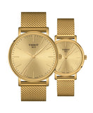 Tissot Everytime Lady Gold Dial Gold Mesh Bracelet Watch for Women - T143.210.33.021.00 Authentic Buy Shop Now
