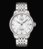 Tissot Le Locle Double Happiness Automatic Silver Dial Silver Steel Strap Watch For Men - T41.1.833.50 Authentic Buy Shop Now