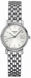Tissot T Classic Desire White Dial Silver Steel Strap Watch for Women - T52.1.281.31 Authentic Buy Shop Now