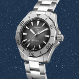 Tag Heuer Aquaracer Automatic Black Dial Silver Steel Strap Watch for Men - WAY2110.BA0928 Authentic Buy Shop Now