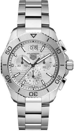 Tag Heuer Aquaracer Professional 200 Date White Dial Silver Steel Strap Watch for Men - CBP1111.BA0627 Authentic Buy Shop Now