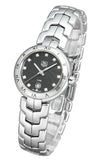 Tag Heuer Link Quartz Diamonds Black Dial Silver Steel Strap Watch for Women - WAT1410.BA0954 Authentic Buy Shop Now