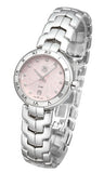 Tag Heuer Link Diamonds Pink Dial Silver Steel Strap Watch for Women - WAT1415.BA0954 Authentic Buy Shop Now