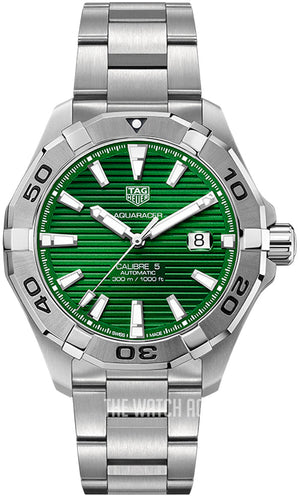 Tag Heuer Aquaracer Green Dial Watch for Men - WAY2015.BA0927 Authentic Buy Shop Now