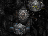 Tag Heuer Aquaracer Calibre 5 Black Nylon Strap Carbon Dial Watch for Men - WBD218C.FC6447 Authentic Buy Shop Now
