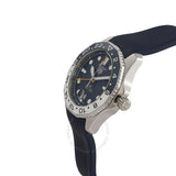 Tag Heuer Aquaracer Professional 300 GMT Automatic Blue Dial Blue Rubber Strap Watch for Men - WBP2010.FT6198 Authentic Buy Shop Now