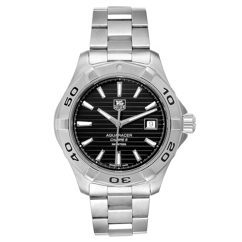 Tag Heuer Aquaracer Black Dial Watch for Men - WAY2110.BA0928 Authentic Buy Shop Now