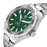Tag Heuer Aquaracer Calibre 5 Automatic Green Dial Silver Steel Strap Watch for Men - WAY2015.BA0927 Authentic Buy Shop Now