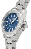 Tag Heuer Aquaracer Blue Dial Silver Steel Strap Watch for Women - WBD1412.BA0741 Authentic Buy Shop Now
