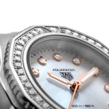 Tag Heuer Aquaracer Professional 200 Quartz Diamonds Mother of Pearl Dial Silver Steel Strap Watch for Women - WBP1451.BA0622 Authentic Buy Shop Now