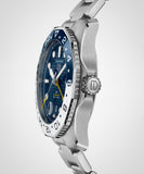 Tag Heuer Aquaracer Professional 300 GMT Automatic Blue Dial Silver Steel Strap Watch for Men - WBP2010.BA0632 Authentic Buy Shop Now