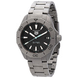 Tag Heuer Aquaracer Professional 200 Solargraph Quartz Black Dial Silver Steel Strap Watch for Men - WBP1180.BF0000 Authentic Buy Shop Now