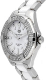 Tag Heuer Aquaracer Diamonds White Dial Two Tone Steel Strap Watch for Women - WAY131F.BA0914 Authentic Buy Shop Now