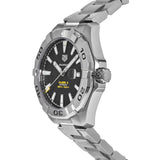 Tag Heuer Aquaracer Automatic Black Dial Silver Steel Strap Watch for Men - WAY2010.BA0927 Authentic Buy Shop Now