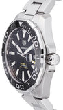Tag Heuer Aquaracer Black Dial Silver Steel Strap Strap Watch for Men - WAY201A.BA0927 Authentic Buy Shop Now