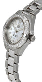 Tag Heuer Aquaracer Diamonds Mother of Pearl White Dial Silver Steel Strap Watch for Women - WBD1413.BA0741 Authentic Buy Shop Now
