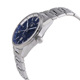 Tag Heuer Carrera Twin Time Blue Dial Silver Steel Strap Watch for Men - WBN201A.BA0640 Authentic Buy Shop Now