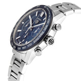 Tag Heuer Carrera Chronograph Blue Dial Silver Steel Strap Watch for Men - CBN2A1A.BA0643 Authentic Buy Shop Now
