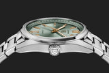 Tag Heuer Carrera Date Automatic 18K Green Dial Silver Steel Strap Watch for Women - WBN2312.BA0001 Authentic Buy Shop Now