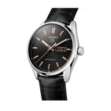 Tag Heuer Carrera Day Date Black Dial Black Leather Strap Watch for Men - WBN2013.FC6503 Authentic Buy Shop Now