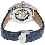 Tag Heuer Carrera Calibre 5 Automatic Blue Dial Blue Leather Strap Watch for Men - WAR201E.FC6292 Authentic Buy Shop Now