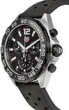 Tag Heuer Formula 1 Black Dial Black Leather Strap Watch for Men - CAZ1010.FT8024 Authentic Buy Shop Now