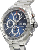 Tag Heuer Formula 1 Automatic Chronograph Blue Dial Silver Strap Watch for Men - CAZ2015.BA0876 Authentic Buy Shop Now