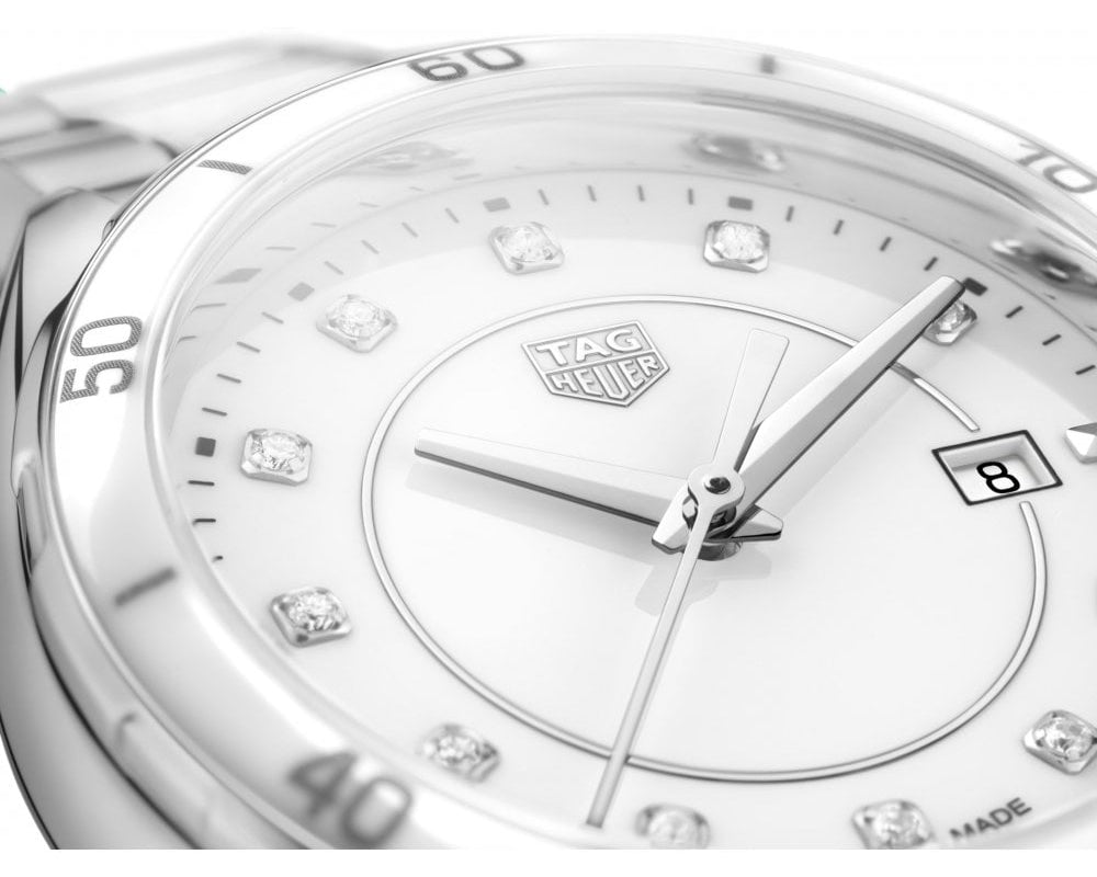 Tag Heuer Formula 1 Diamonds White Dial Two Tone Steel Strap Watch for Women - WBJ141AD.BA0974 Authentic Buy Shop Now