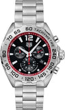 Tag Heuer Formula 1 Chronograph Black Dial Silver Steel Strap Watch for Men - CAZ101Y.BA0842 Authentic Buy Shop Now