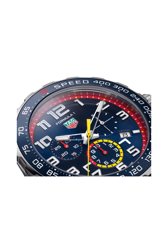 Tag Heuer Formula 1 Red Bull Racing Chronograph Blue Dial Blue Rubber Strap Watch for Men - CAZ101AL.FT8052 Authentic Buy Shop Now