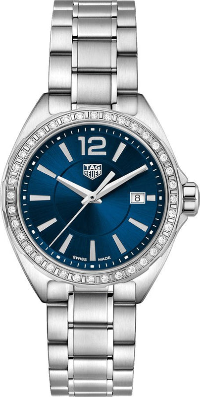 Tag Heuer Formula 1 Diamonds Blue Dial Silver Steel Strap Watch for Women - WBJ1416.BA0664 Authentic Buy Shop Now