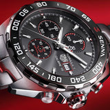 Tag Heuer Formula 1 Chronograph Senna Grey Dial Silver Steel Strap Watch for Men - CAZ201D.BA0633 Authentic Buy Shop Now