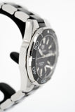 Tag Heuer Aquaracer Quartz Black Dial Two Tone Steel Strap Watch for Men - WAY131A.BA0913 Authentic Buy Shop Now