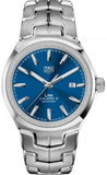 Tag Heuer Link Automatic Blue Dial Silver Steel Strap Watch for Men - WBC2112.BA0603 Authentic Buy Shop Now