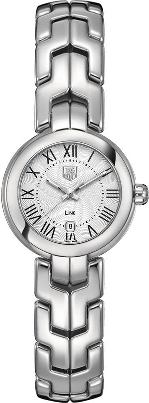 Tag Heuer Link Roman Numeral Silver Dial Silver Steel Strap Watch for Women - WAT1416.BA0954 Authentic Buy Shop Now