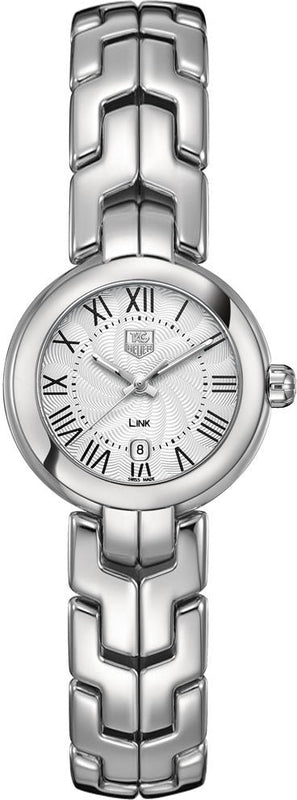 Tag Heuer Link Roman Numeral Silver Dial Silver Steel Strap Watch for Women - WAT1416.BA0954 Authentic Buy Shop Now
