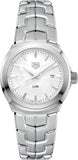 Tag Heuer Link Quartz Mother of Pearl Dial Silver Steel Strap Watch for Women - WBC1310.BA0600 Authentic Buy Shop Now