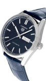 Tag Heuer Carrera Day Date Blue Dial Blue Leather Strap Watch for Men - WBN2012.FC6502 Authentic Buy Shop Now